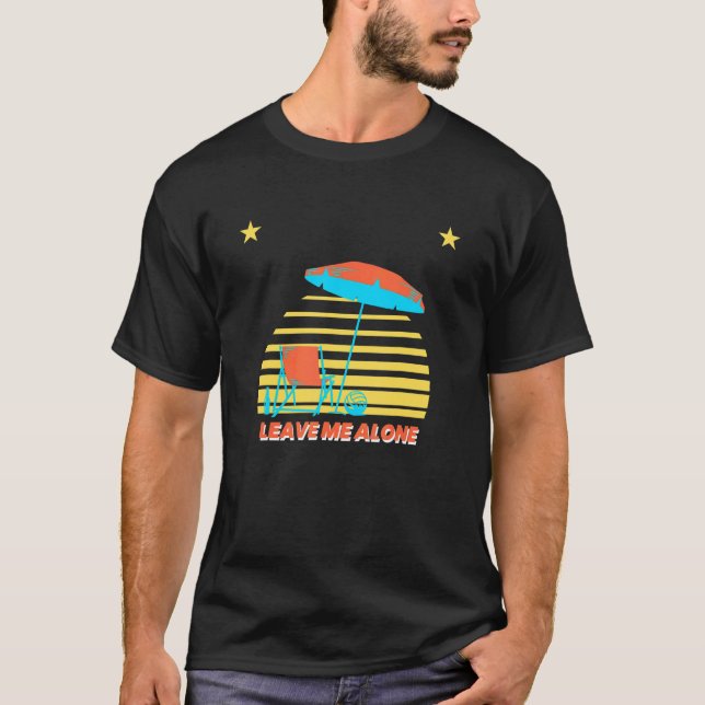 Camiseta Beach Sunset me deixe sozinho (Frente)