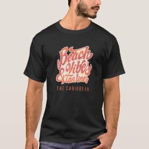 Camiseta Beach Vibes E Tan Lines Cook Islands