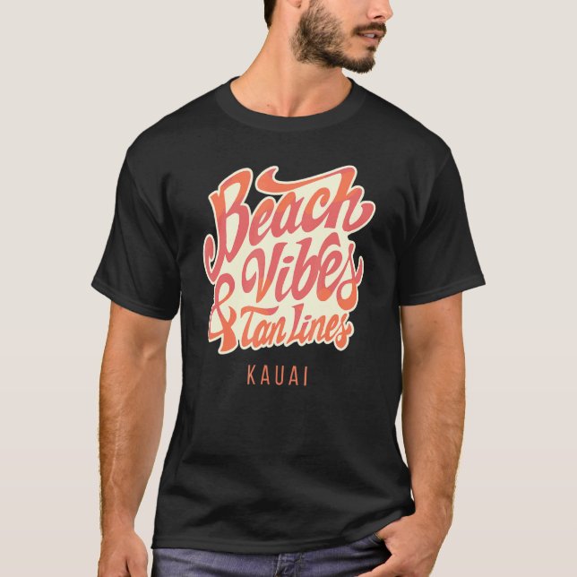 Camiseta Beach Vibes E Tan Lines Kona (Frente)