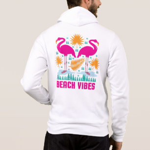 Camiseta Beach Vibes Flamingos Rosa-19501