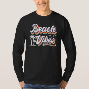 Camiseta Beach Vibes Hello Summer Vacing Nature Men Wome