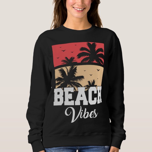 Camiseta Beach Vibes Vacation Beach Summer (Frente)