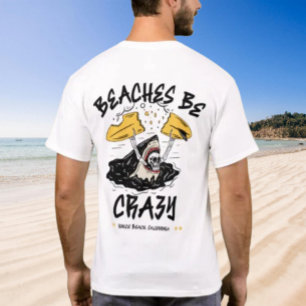 Camiseta Beaches Be Crazy Sharp by Salty AF