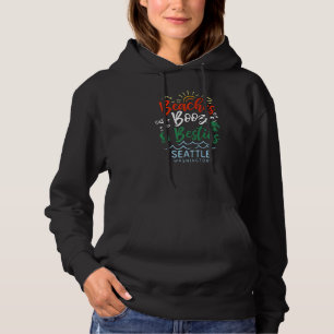 Camiseta Beaches Booze E Besties Seattle Summer Washington