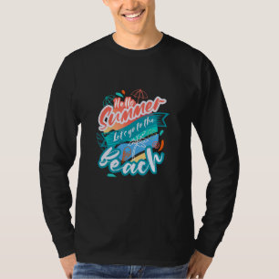 Camiseta Beaches Retro Beach Vacation Verão Cote 1