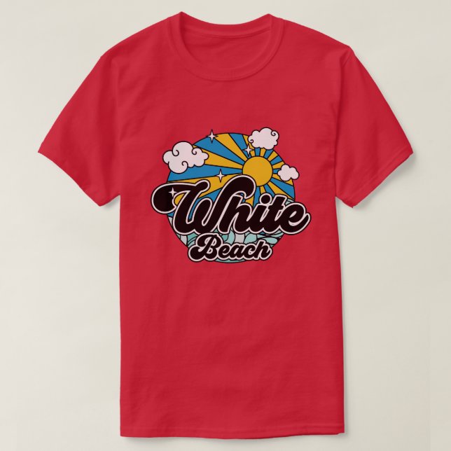 Camiseta Beaches White Beach (Frente do Design)