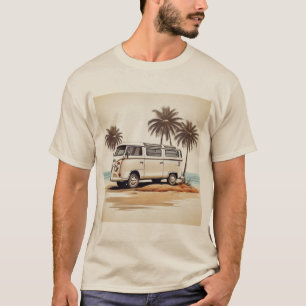 Camiseta Beachside Kombi Adventure Tee - Retro Coastal Char