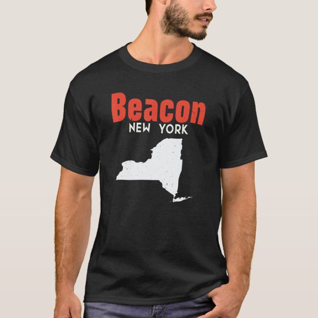 Camiseta Beacon New York USA State America Travel New Yorke (Frente)
