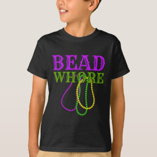Camiseta Bead Engraçado Adulto Humor Mardi Gras