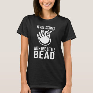 Camiseta Bead Noun Definition Beadwork Beading Hand Stitchi