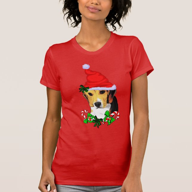 Camiseta Beagle abre Natal (Frente)