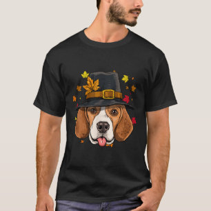 Camiseta Beagle Ação de Graças Peregrino Dia da Turquia out
