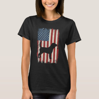 Camiseta Beagle American Flag Usa Dog Puppy Us
