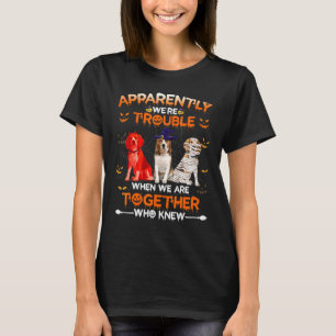 Camiseta Beagle Aparentemente Somos O Halloween Problema