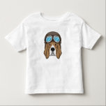 Camiseta Beagle as Pilot with Pilot hat<br><div class="desc">This design is the perfect gift for a birthday,  Christmas and other celebrations. It is suitable for women,  men and kids.</div>