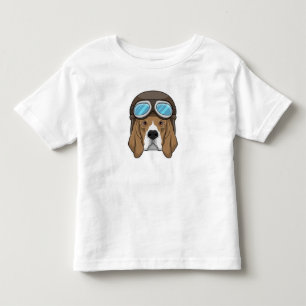 Camiseta Beagle as Pilot with Pilot hat