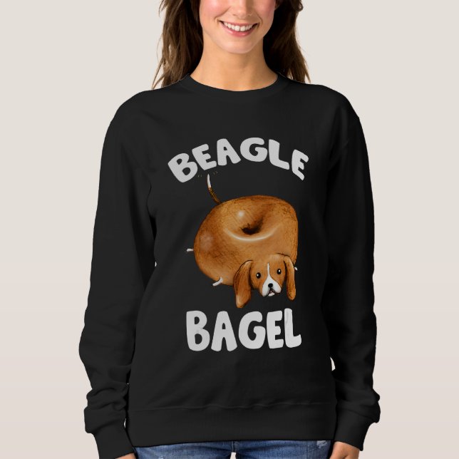 Camiseta Beagle Bagel Funny Beagle Lover Dog Pun Jewish Lov (Frente)