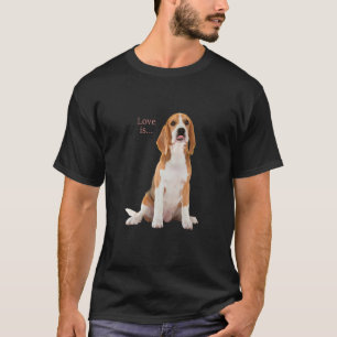 Camiseta Beagle Beagles Love Is Dog Mãe Pai Puppy Pet Cugad
