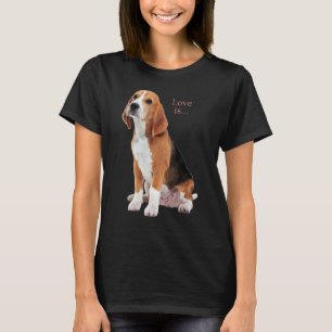 Camiseta Beagle Beagles Love Is Dog Mãe Pai Puppy Pet Cugad