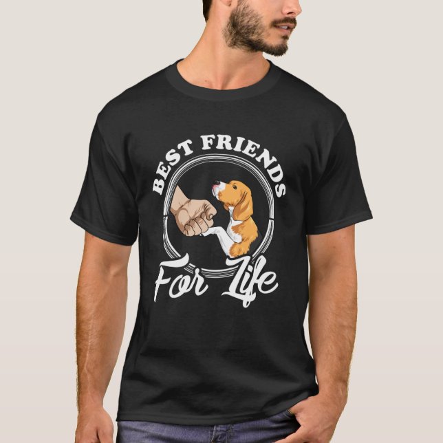 Camiseta Beagle  Best Friends For Life  Beagle (Frente)