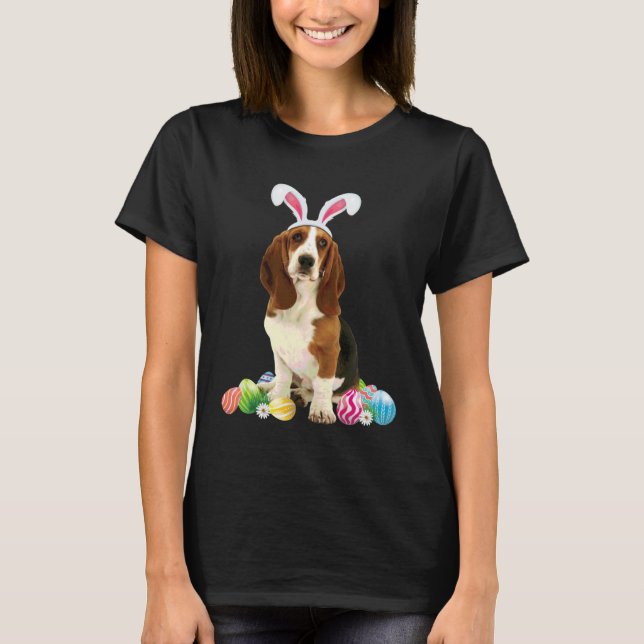 Camiseta Beagle Bunny Easter Egg Hunt Beagle Dog Owner (Frente)