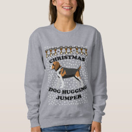 Camiseta Beagle Christmas Dog Hugging