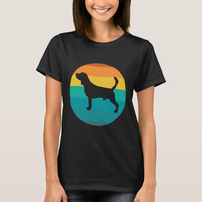 Camiseta Beagle Dog Beagles Retro Vintage (Frente)