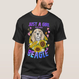 Camiseta Beagle Dog Cute Puppy Girl