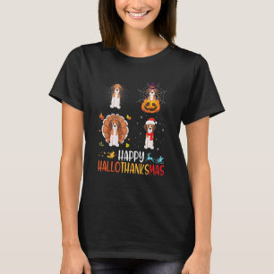 Camiseta Beagle Dog Happy Hallothanksmas Halloween Thanksgi