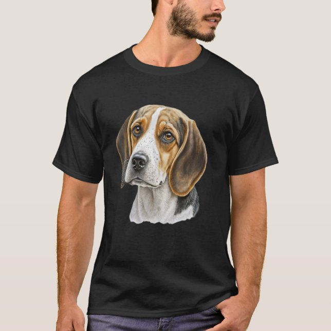 Camiseta Beagle Dog Lover Mom & Dad (Frente)