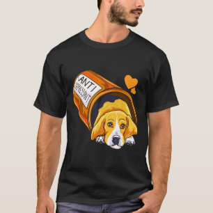 Camiseta Beagle Dog Mãe Proprietário do Pai Antidepressivo 