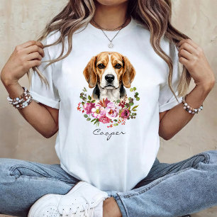 Camiseta Beagle em Aquarela