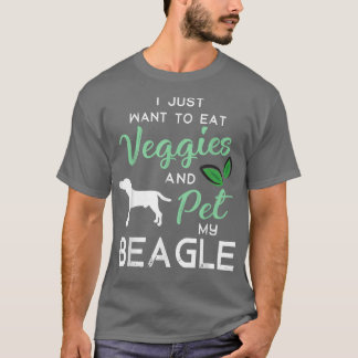 Camiseta Beagle Funny Vegan Dog Proprietário do Lago Xmas B