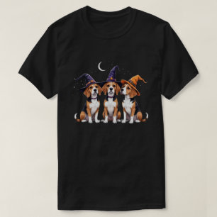Camiseta Beagle Halloween Spooky Cachorro de Halloween
