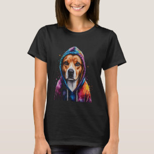 Camiseta Beagle Hoodie Dog Colorny Funny Animal Art Impress