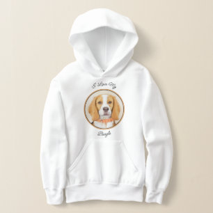 Camiseta Beagle Hound Dog Painting Original Animal Art