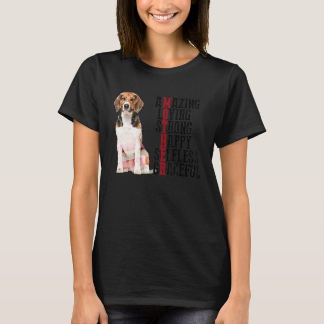 Camiseta Beagle Incrível Adorável Forte e Feliz Gracef Inút (Frente)