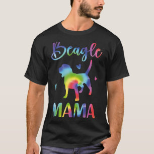 Camiseta Beagle Mama Colorida Beagle Dog Mãe Dia de as mães