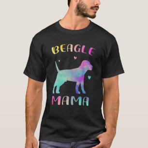Camiseta Beagle Mama Colorida Beagle Lover Cães