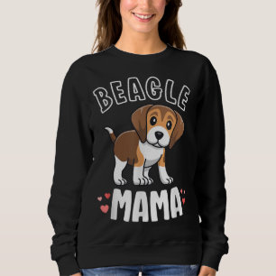 Camiseta Beagle Mama Dog Mãe Para Mulheres Presentes Por Am
