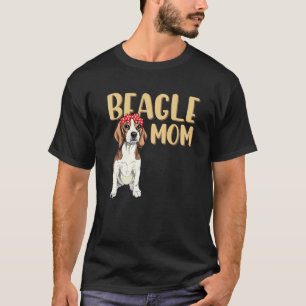 Camiseta Beagle Mamãe Bonita Feiras De Cachorro Para Mulher