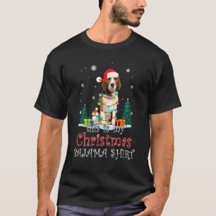 Camiseta Beagle Natal Pajama Luz Amor Cachorro