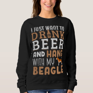 Camiseta Beagle Pai Engraçado Dia de os pais Cão-Sobresco D