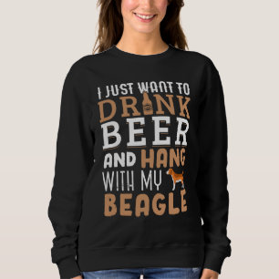 Camiseta Beagle Pai Engraçado Dia de os pais Cão-Sobresco D
