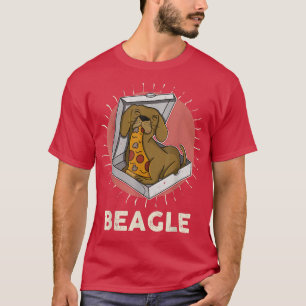 Camiseta Beagle Pizza Walk Dog Proprietário Lover Puppy 174