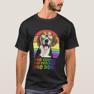 Camiseta Beagle Pro Choice Pro Feminismo Pro Cães Lgbtq Fem
