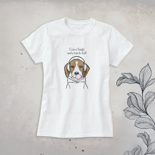 Camiseta Beagle Refrigerante com Bubblegum Cute Engraçado C