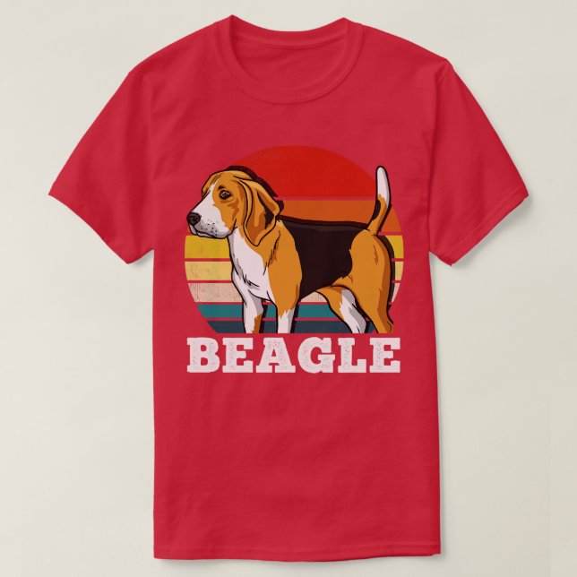 Camiseta Beagle Retro (Frente do Design)