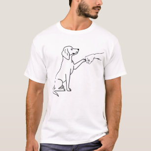 Camiseta Beagle Toque de Punho Presente para Amante de C