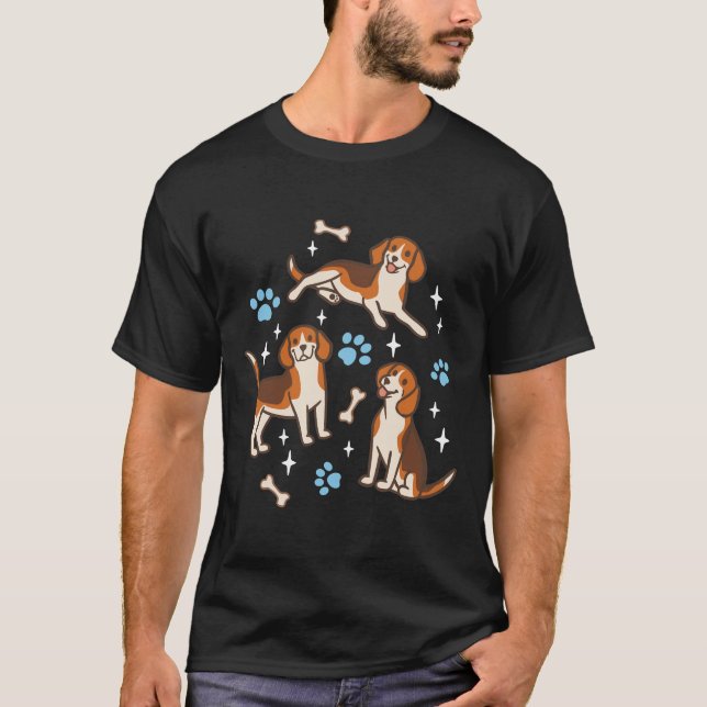 Camiseta Beagles A Rosa (Frente)